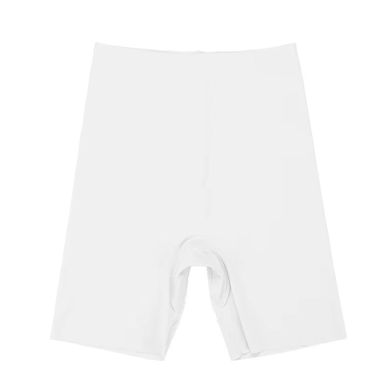 Seamless High Waist Shorts Panties for Women Tummy Control Hip Lift Ice Silk Safety Pants Underwear Boyshorts Boxer