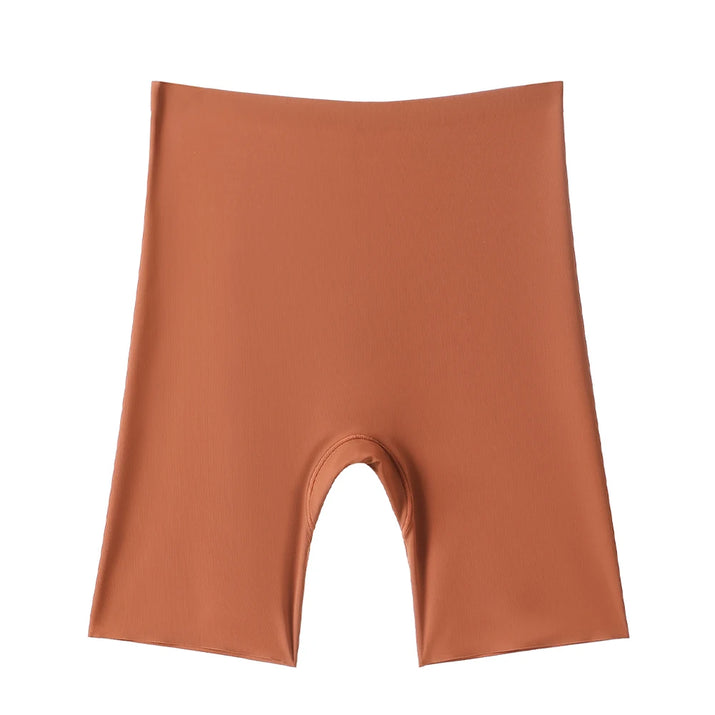 Seamless High Waist Shorts Panties for Women Tummy Control Hip Lift Ice Silk Safety Pants Underwear Boyshorts Boxer