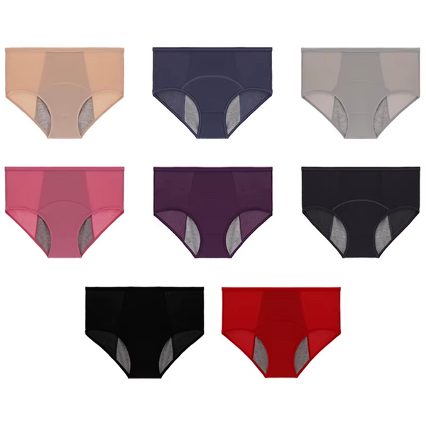 3Pcs Leak Proof Menstrual Panties Physiological Pants Women Underwear Period Comfortable Waterproof Briefs