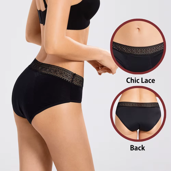 4 Layer Menstrual Panties for Women Period Panties Absorbent Panties for Period Leakproof Period Underwear Culotte Menstruelle