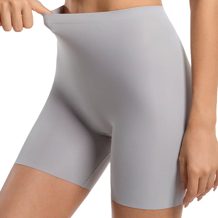 Seamless High Waist Shorts Panties for Women Tummy Control Hip Lift Ice Silk Safety Pants Underwear Boyshorts Boxer