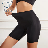 Seamless High Waist Shorts Panties for Women Tummy Control Hip Lift Ice Silk Safety Pants Underwear Boyshorts Boxer